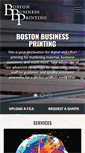 Mobile Screenshot of bostonbusinessprinting.com